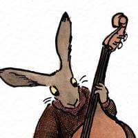 A peculiar woodland ritual. One of those musicians looks familiar.