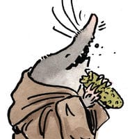 Shrew Monk Summer! Based on a drawing by Richard Scarry